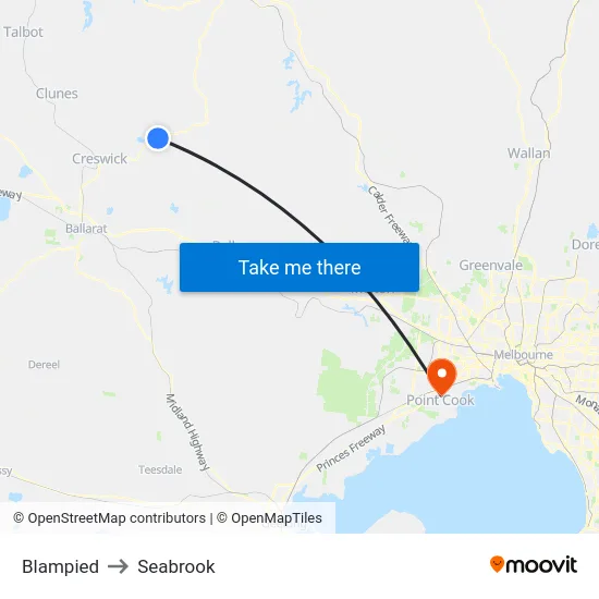 Blampied to Seabrook map