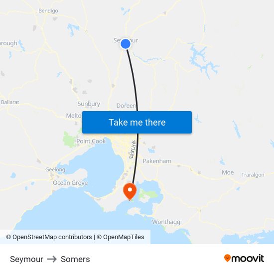 Seymour to Somers map