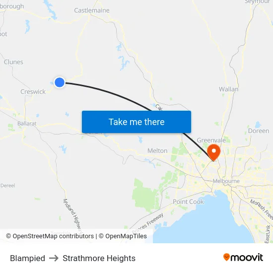 Blampied to Strathmore Heights map