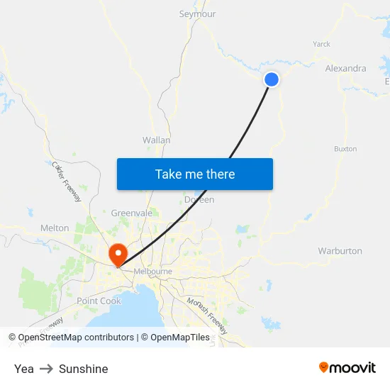 Yea to Sunshine map