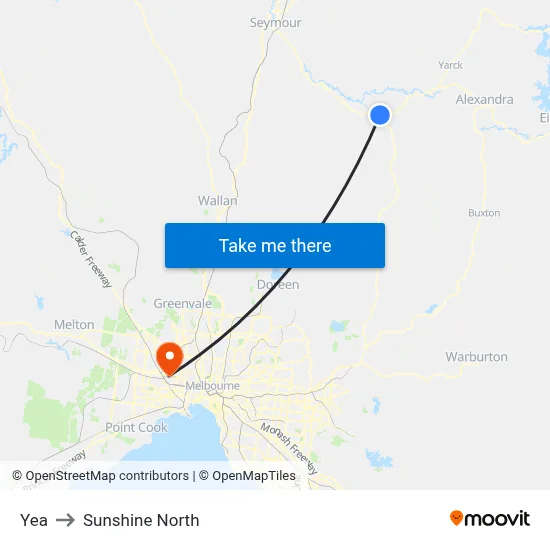 Yea to Sunshine North map