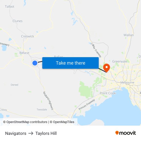 Navigators to Taylors Hill map