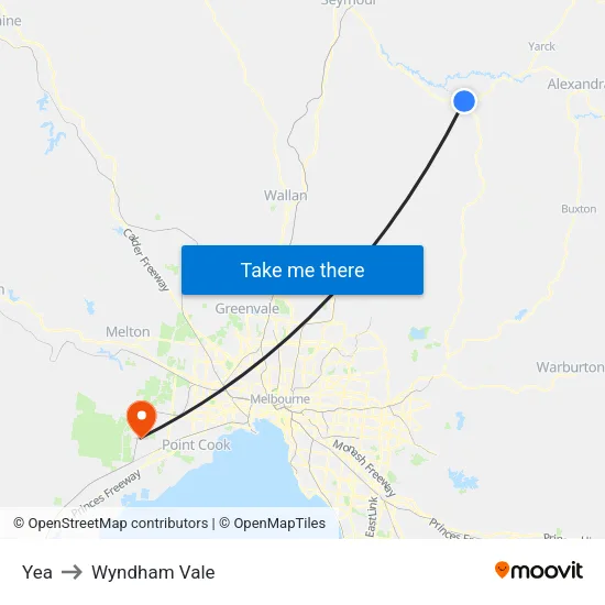 Yea to Wyndham Vale map