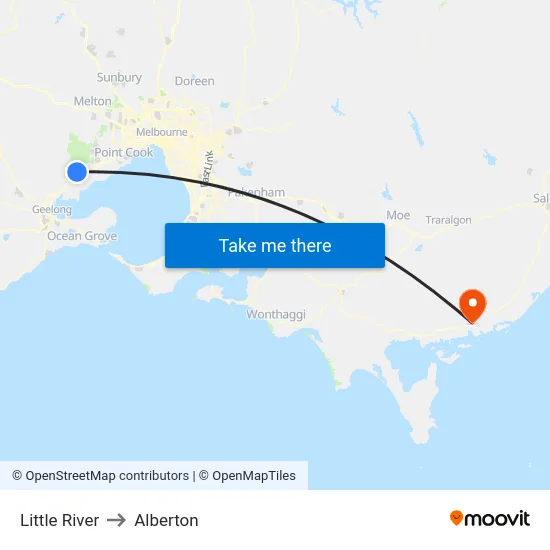 Little River to Alberton map