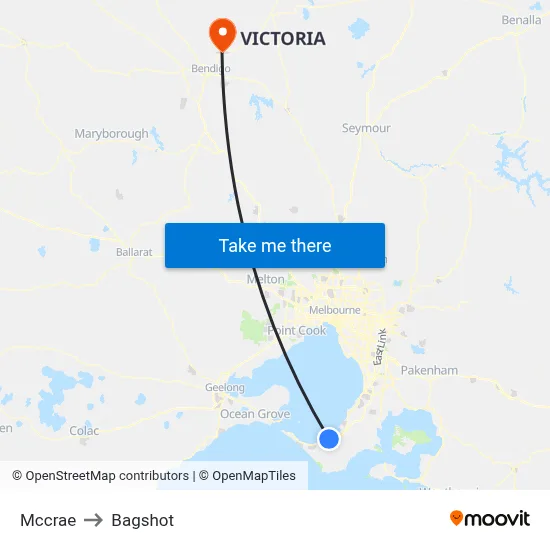 Mccrae to Bagshot map