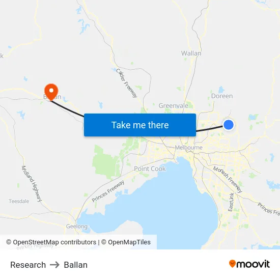 Research to Ballan map