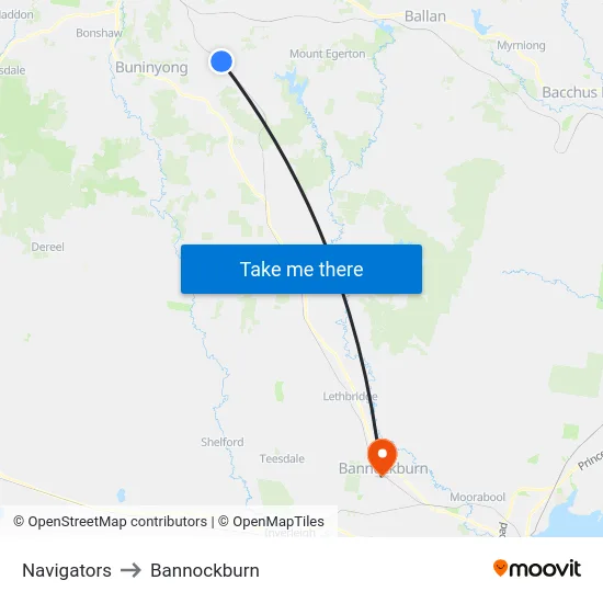 Navigators to Bannockburn map