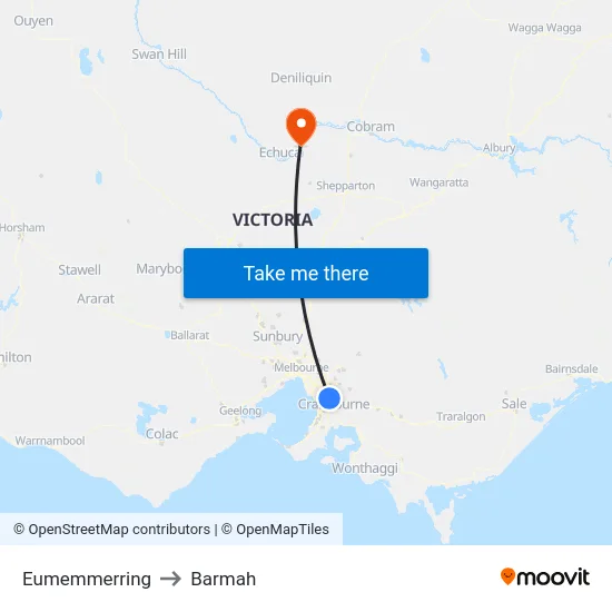 Eumemmerring to Barmah map