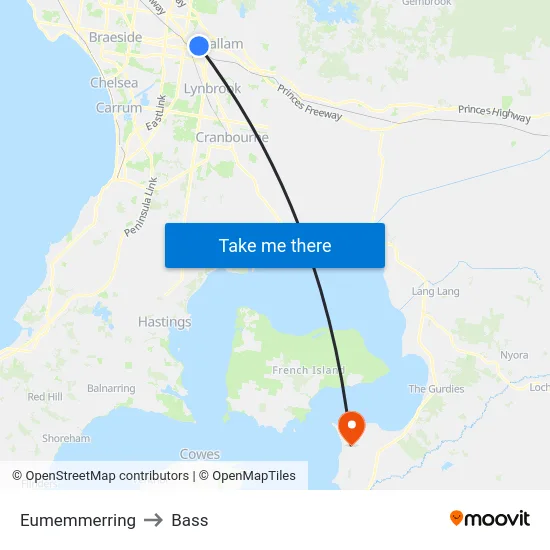 Eumemmerring to Bass map