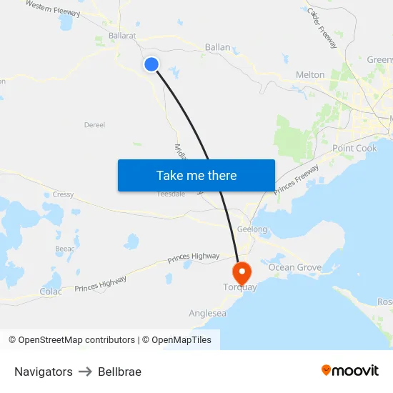 Navigators to Bellbrae map