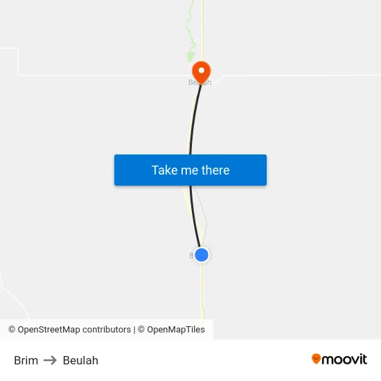 Brim to Beulah map