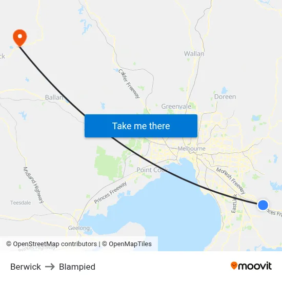 Berwick to Blampied map