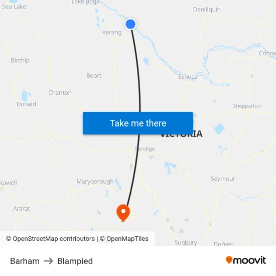 Barham to Blampied map
