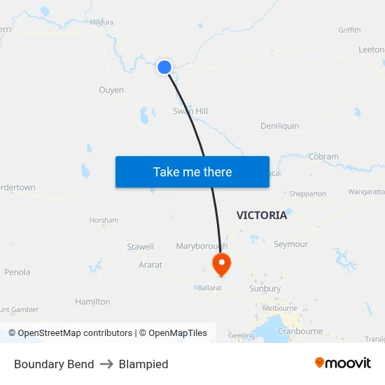 Boundary Bend to Blampied map