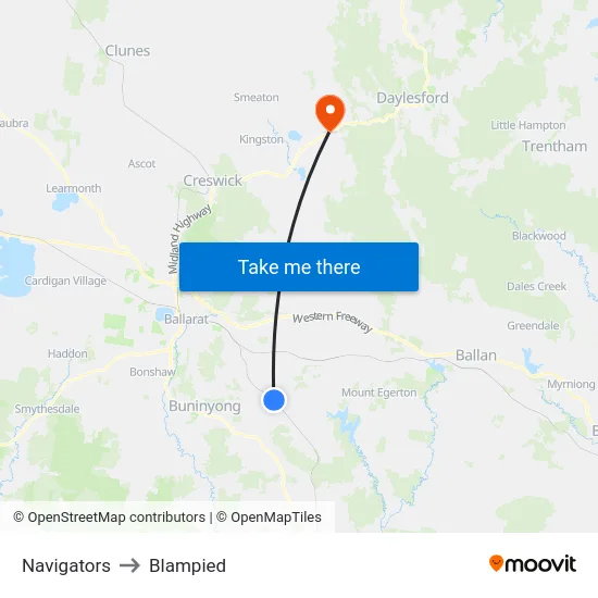 Navigators to Blampied map