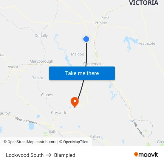 Lockwood South to Blampied map