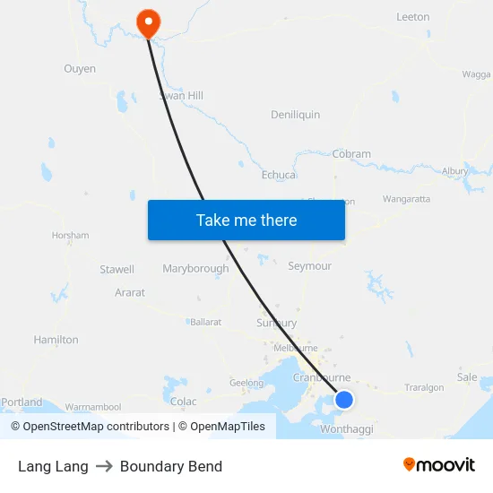 Lang Lang to Boundary Bend map