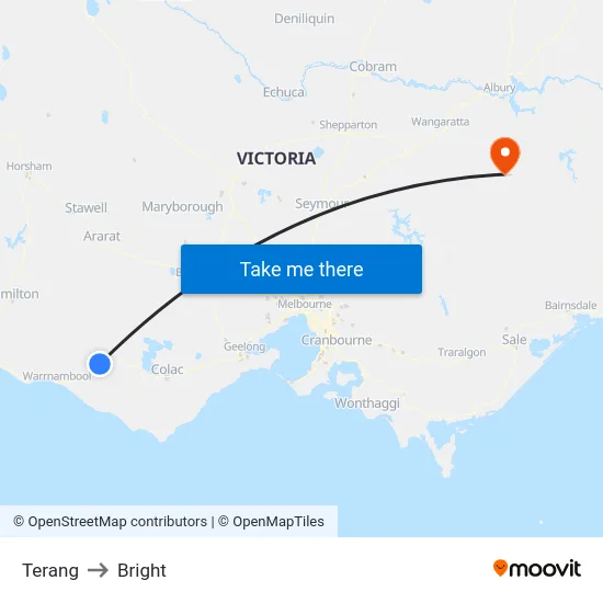 Terang to Bright map