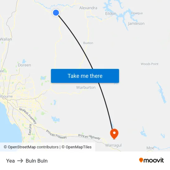 Yea to Buln Buln map