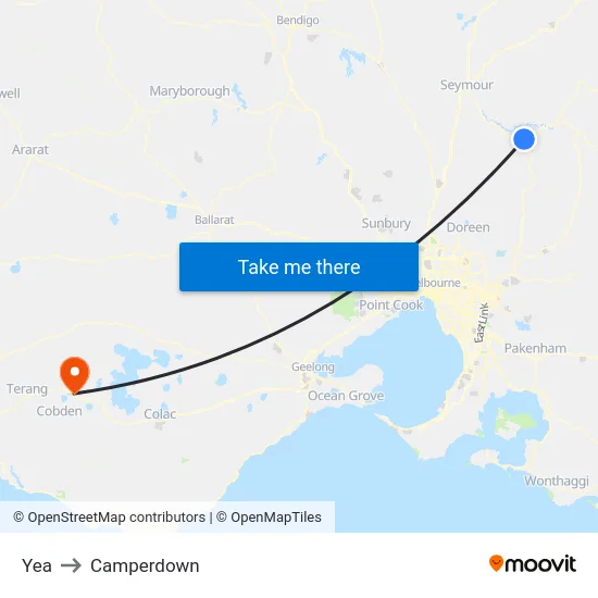 Yea to Camperdown map