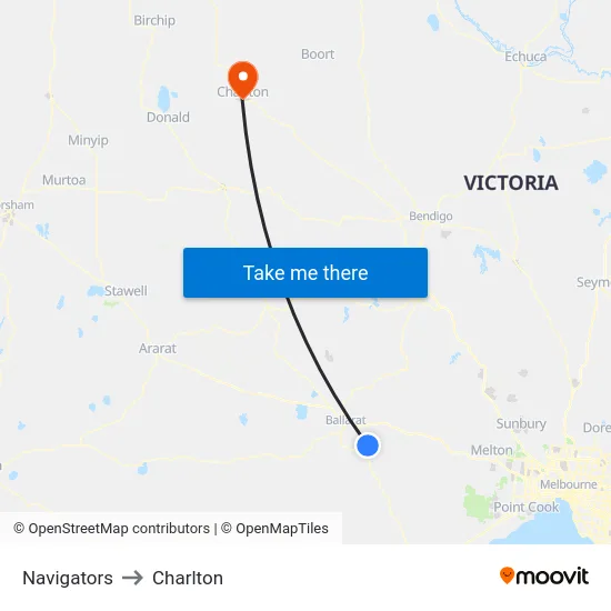 Navigators to Charlton map