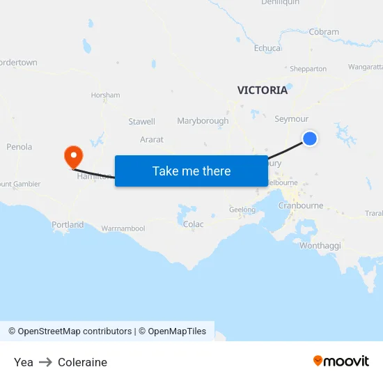Yea to Coleraine map