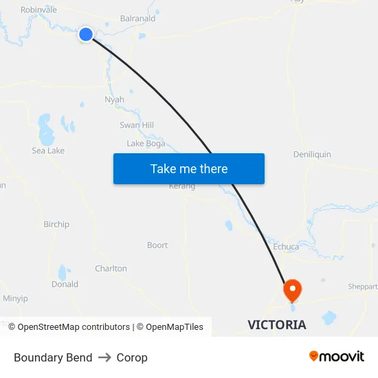 Boundary Bend to Corop map