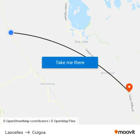 Lascelles to Culgoa map
