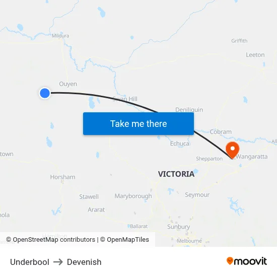 Underbool to Devenish map