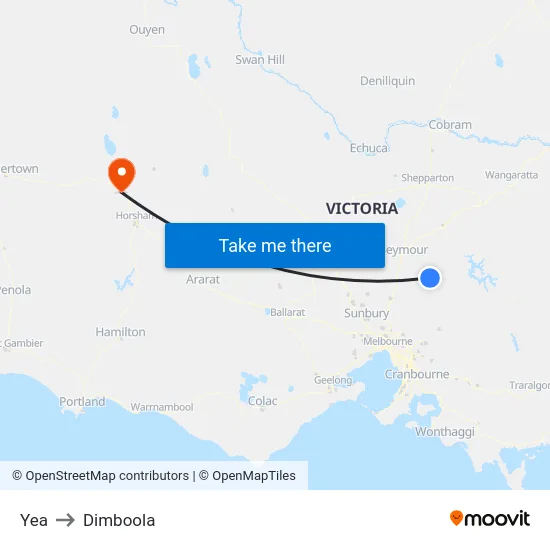 Yea to Dimboola map