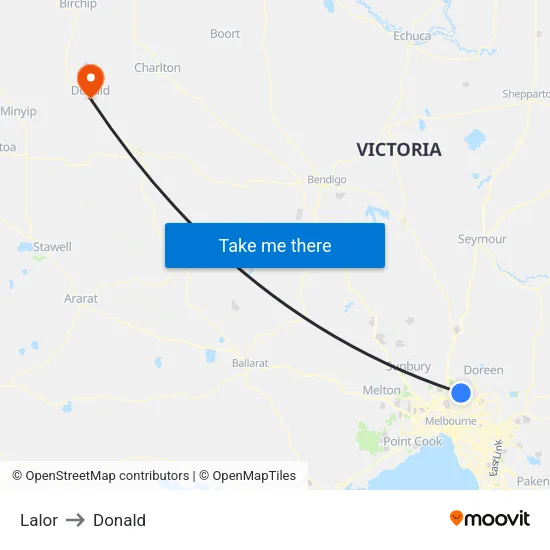 Lalor to Donald map