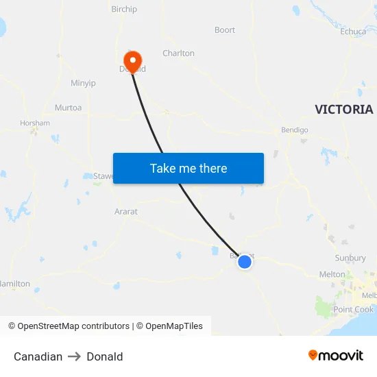 Canadian to Donald map