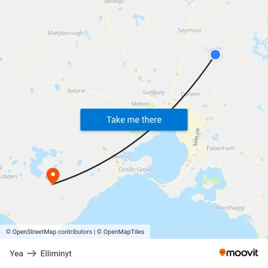 Yea to Elliminyt map