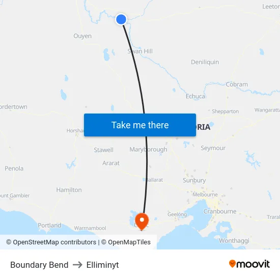 Boundary Bend to Elliminyt map