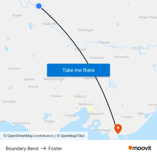 Boundary Bend to Foster map