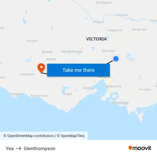 Yea to Glenthompson map