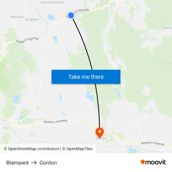 Blampied to Gordon map