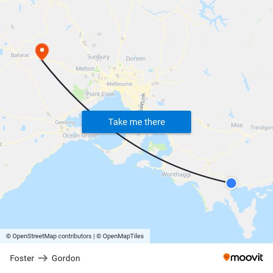 Foster to Gordon map