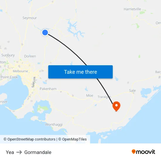 Yea to Gormandale map