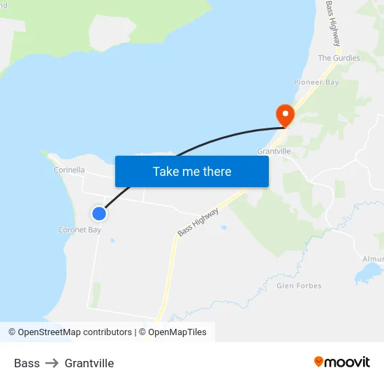 Bass to Grantville map