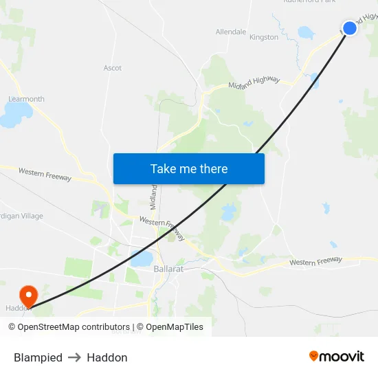 Blampied to Haddon map
