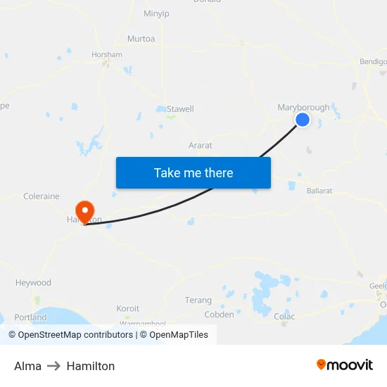Alma to Hamilton map