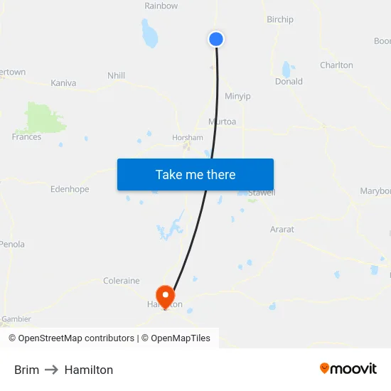 Brim to Hamilton map