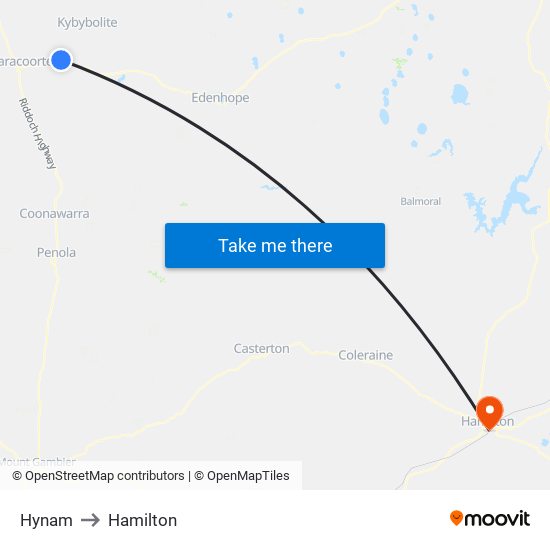 Hynam to Hamilton map