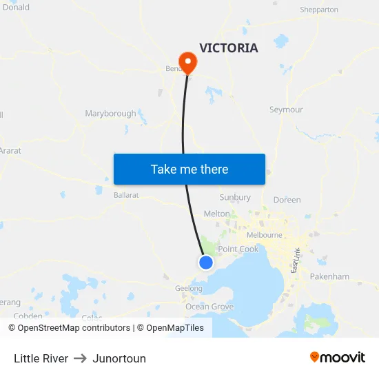 Little River to Junortoun map