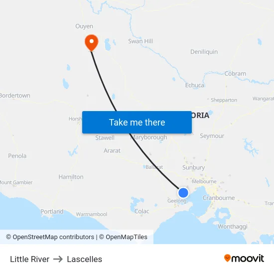 Little River to Lascelles map