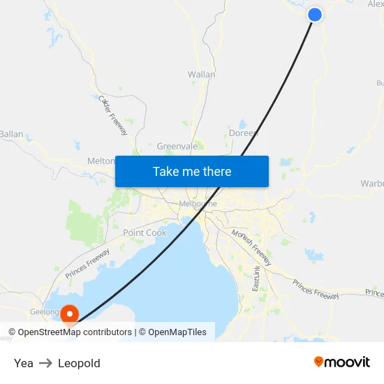 Yea to Leopold map
