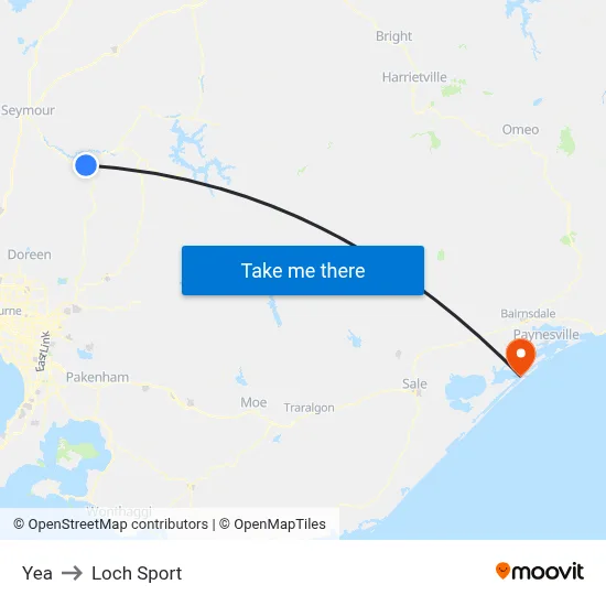 Yea to Loch Sport map