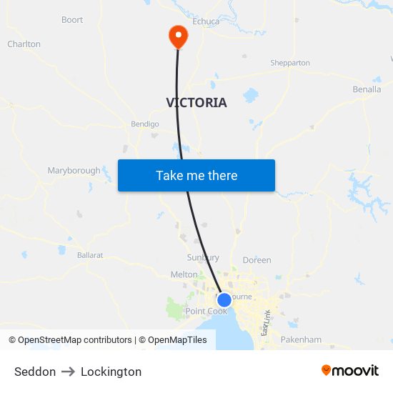 Seddon to Lockington map