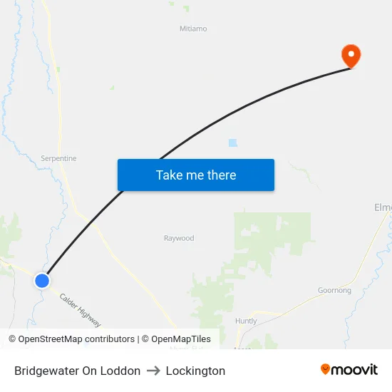 Bridgewater On Loddon to Lockington map